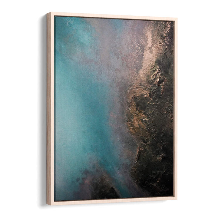 Stunning REFLECTIVE - SUNDOWN, ABSTRACT PAINTINGS, featuring vibrant hues and fluid forms, perfect for any space.