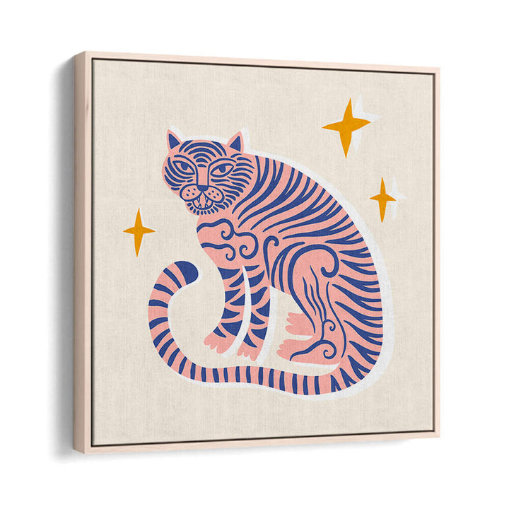 BOHO TIGER , KIDS ROOM PAINTINGS