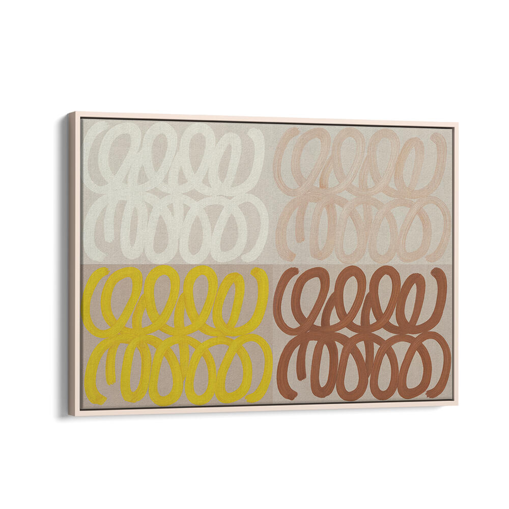 QUADRANTS OF LOOPS , ABSTRACT PAINTINGS