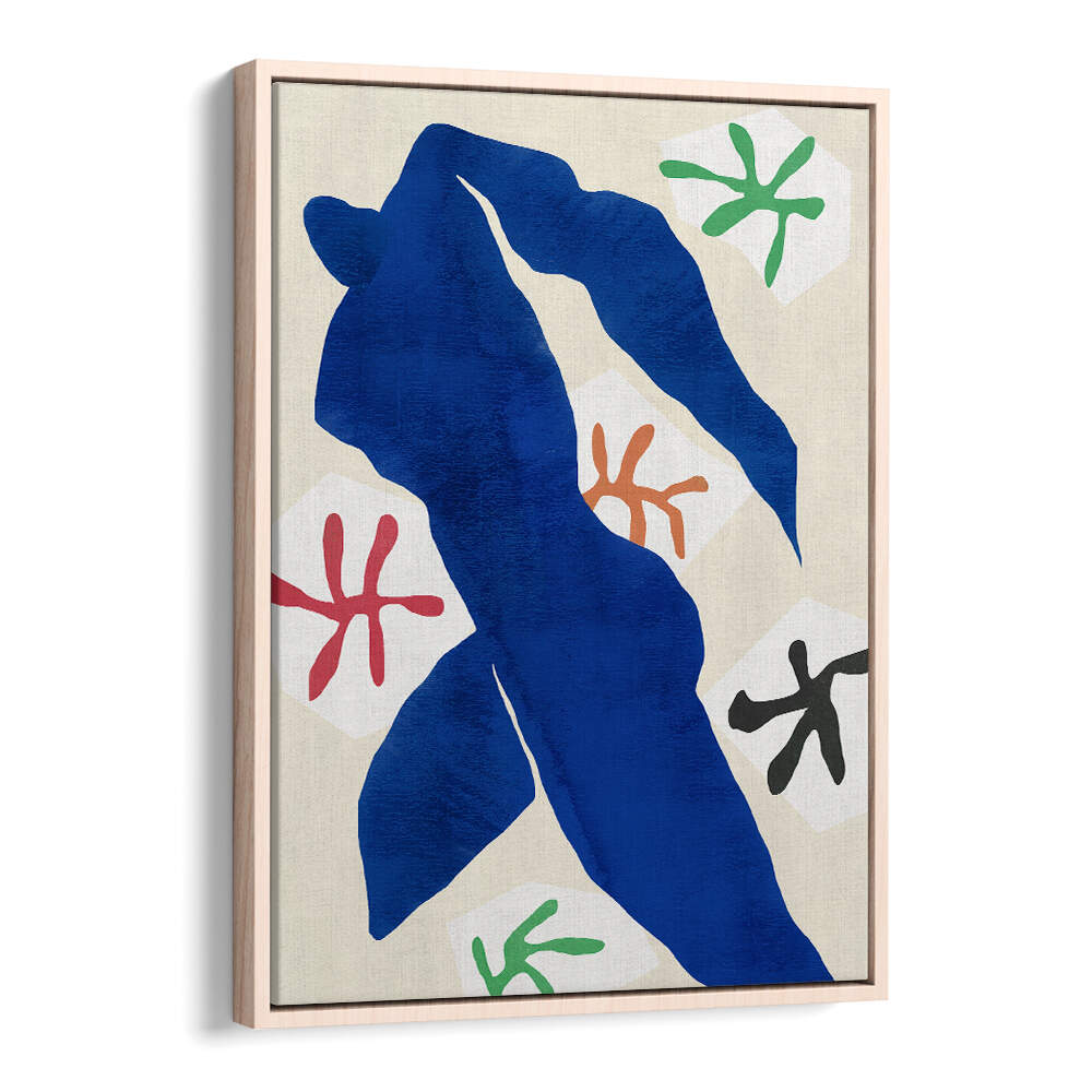 ABSTRACT BLUE FIGURE , ABSTRACT PAINTINGS