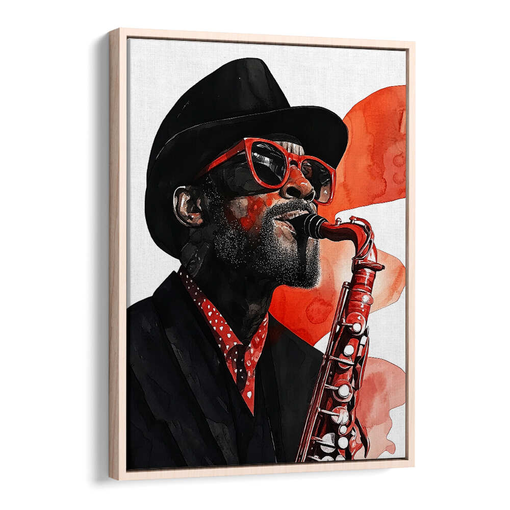 SAXOPHONIST MUSIC ART , MUSIC POSTERS