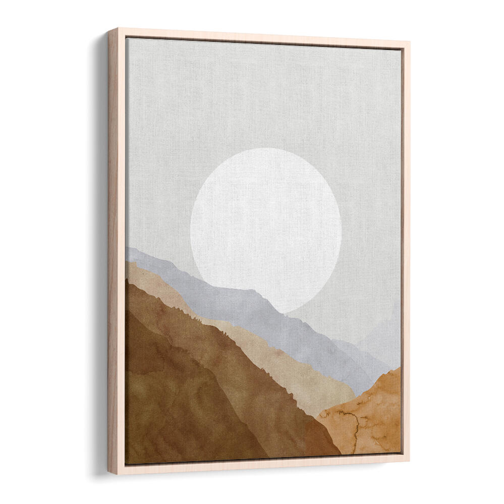 BOHO MOON AND MOUNTAINS , LANDSCAPE PAINTINGS