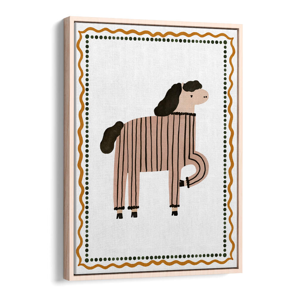 STRIPED HORSE HUMOR , KIDS ROOM PAINTINGS