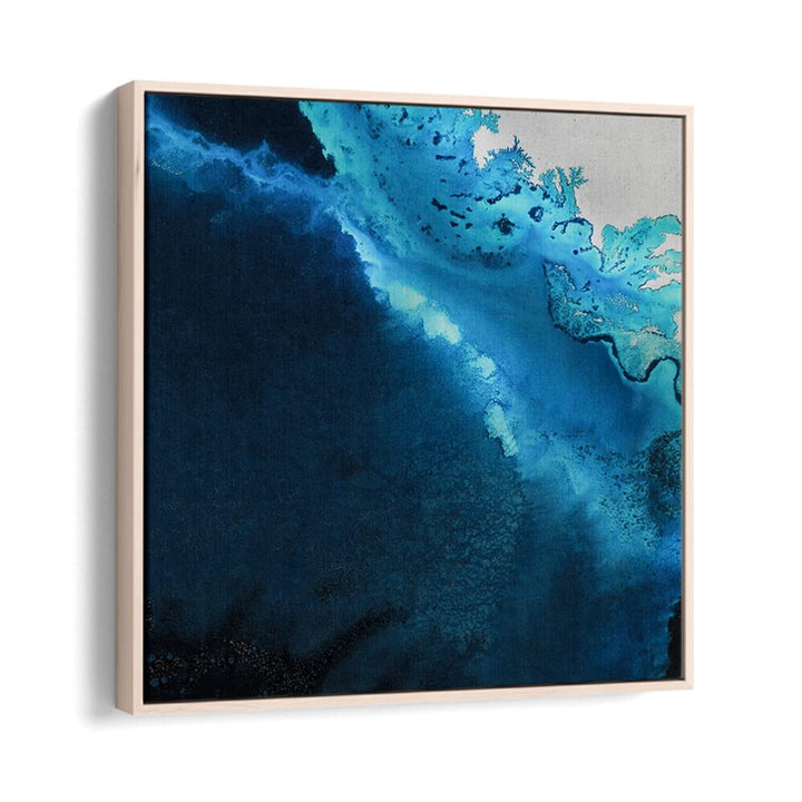 Transform your space with Maritime Majesty, Abstract Paintings featuring captivating blues and elegant design.