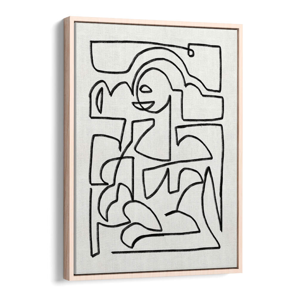 ABSTRACT CHALK LINE ART