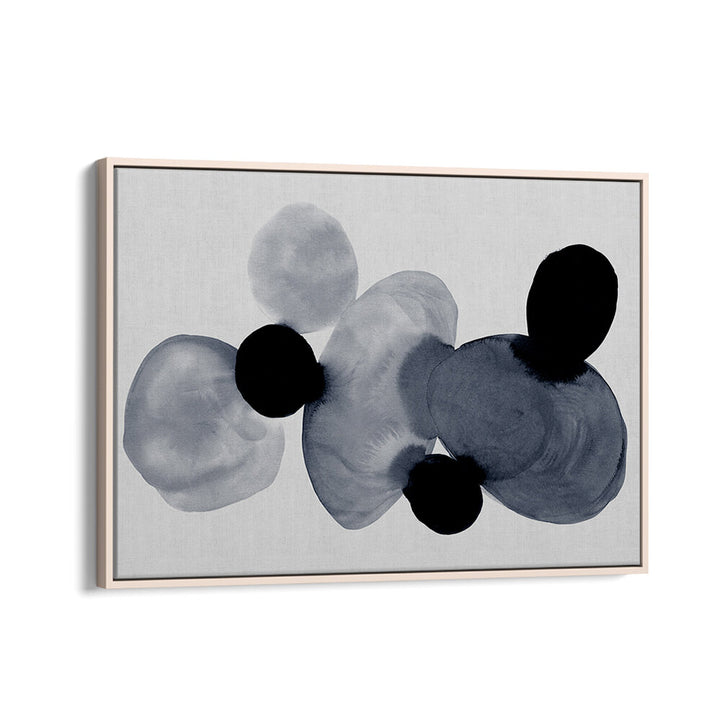 ZEN GARDEN STONES II, ABSTRACT PAINTINGS showcase calming brush strokes and earthy tones for serene decor.