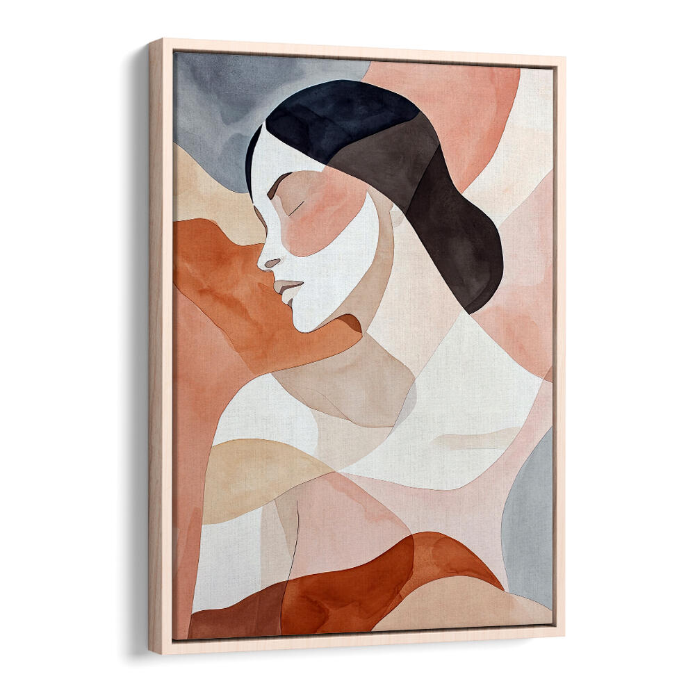 WOMAN WATERCOLOR DIGITAL PAINTING I , PORTRAITS & FIGURATIVE ILLUSTRATIONS