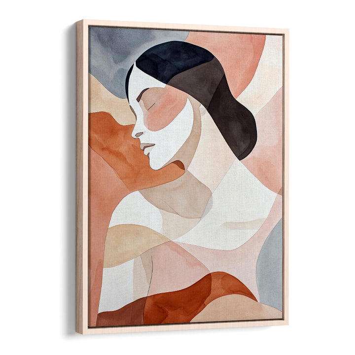 WOMAN WATERCOLOR DIGITAL PAINTING I , PORTRAITS & FIGURATIVE ILLUSTRATIONS