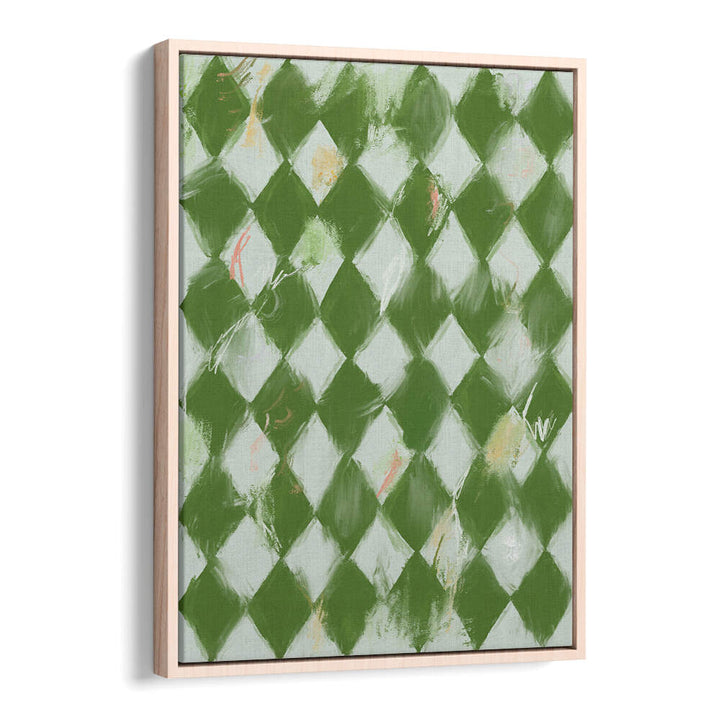 VERDANT DIAMONDS , GEOMETRIC ART PRINTS