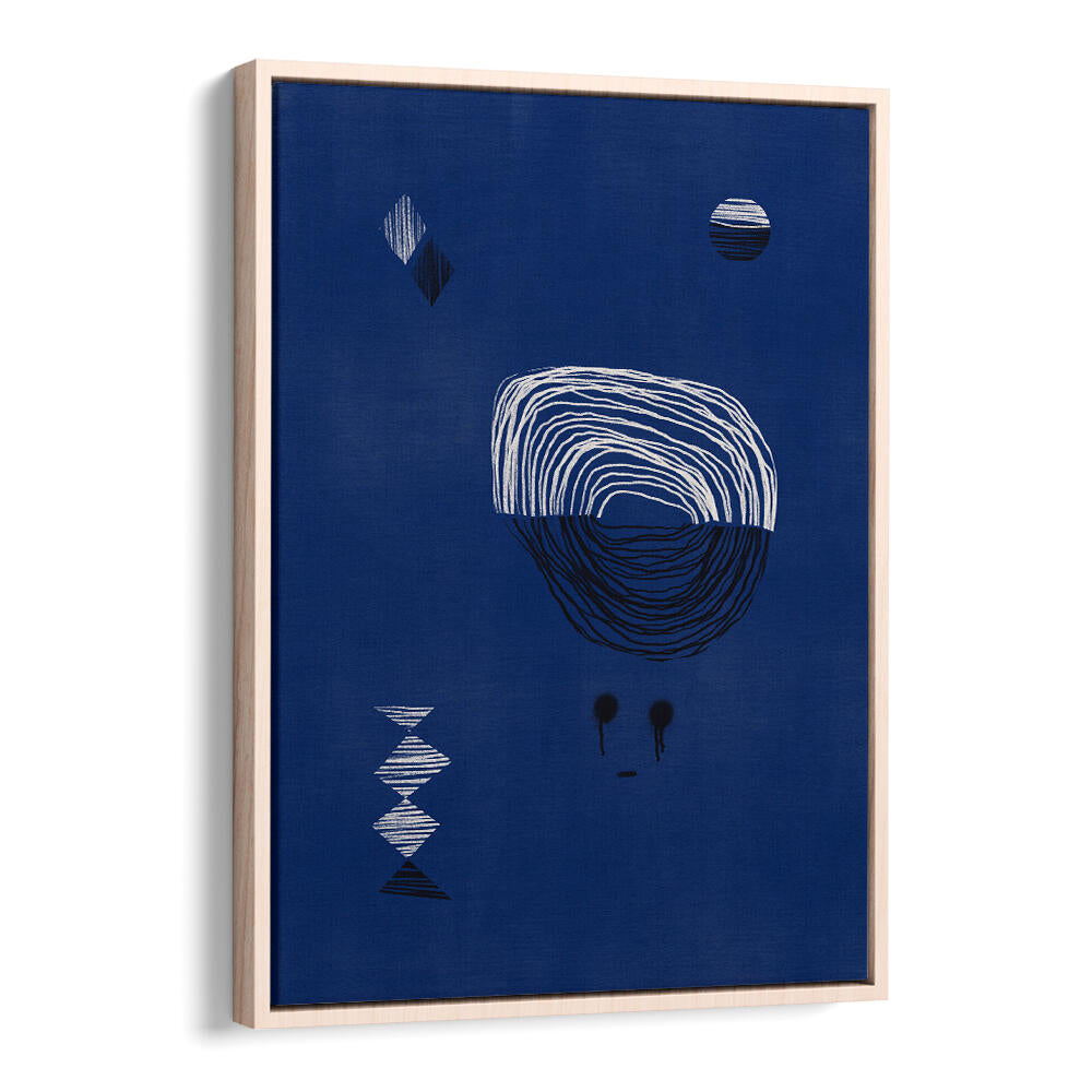 BLUE LINE SKETCH , ABSTRACT PAINTINGS