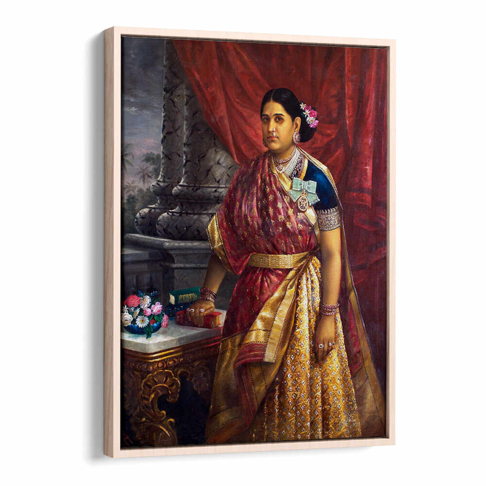 RANI BHARANI THIRUNAL LAKSHMI BAYI OF TRAVANCORE  , INDIAN ART PAINTINGS