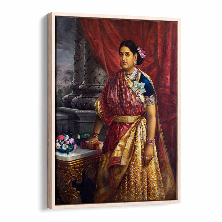 RANI BHARANI THIRUNAL LAKSHMI BAYI OF TRAVANCORE  , INDIAN ART PAINTINGS