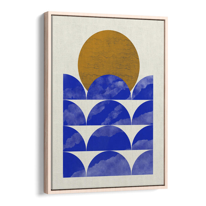 GEOMETRICAL SUNSET COMPOSITION , GEOMETRIC ART PRINTS