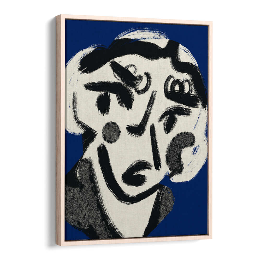 MADAME IN BLUE , PORTRAITS & FIGURATIVE ILLUSTRATIONS