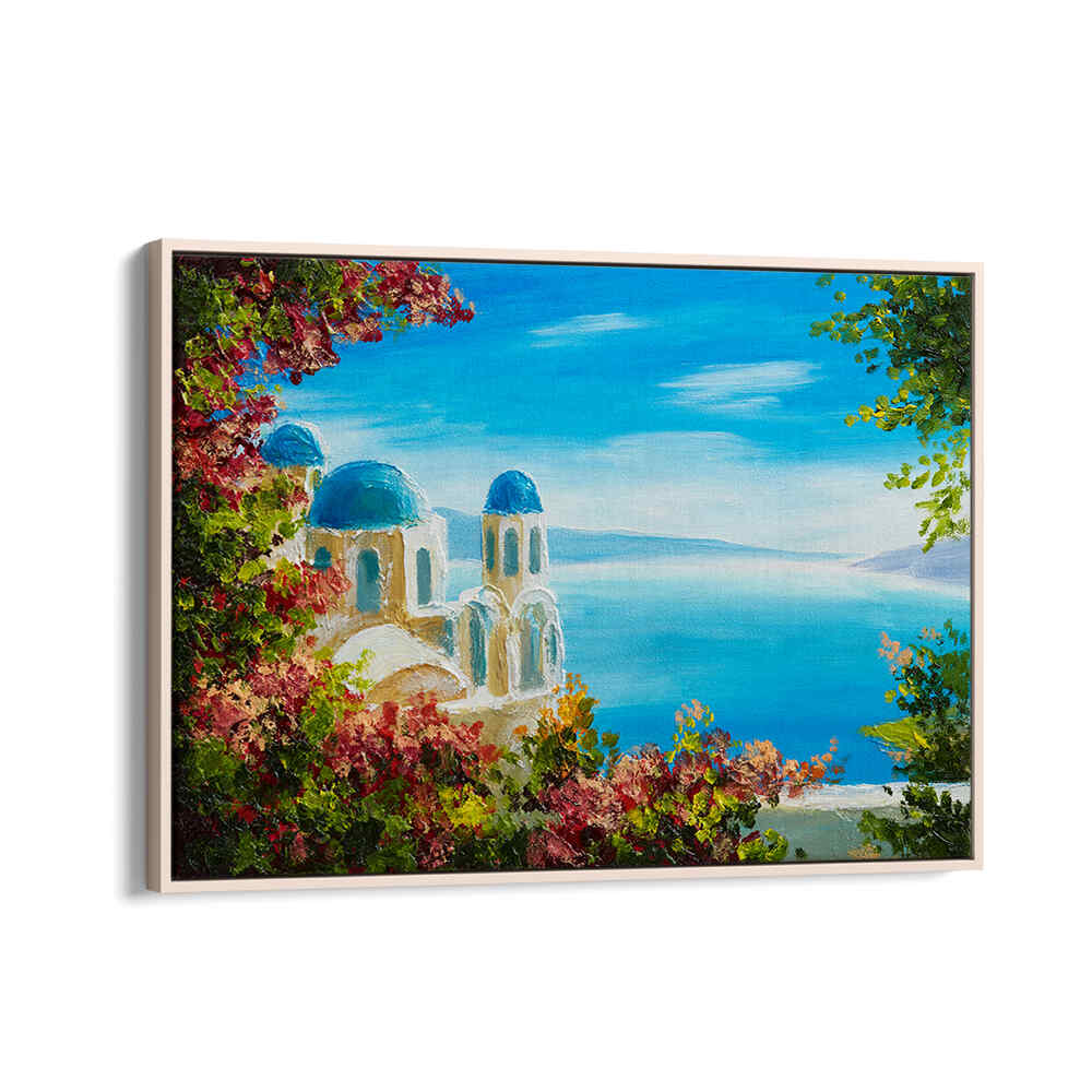 BLUE AND WHITE SANTORINI PALETTE III , VINTAGE EUROPEAN PAINTINGS