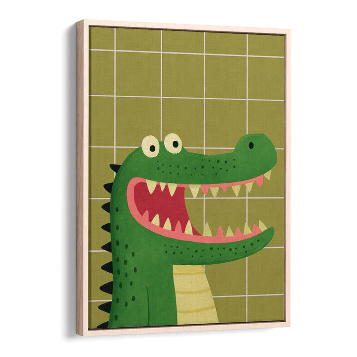 HAPPY ALLIGATOR FRIEND , KIDS ROOM PAINTINGS