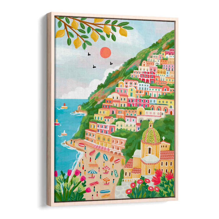 SUMMER IN POSITANO , TRAVEL POSTERS