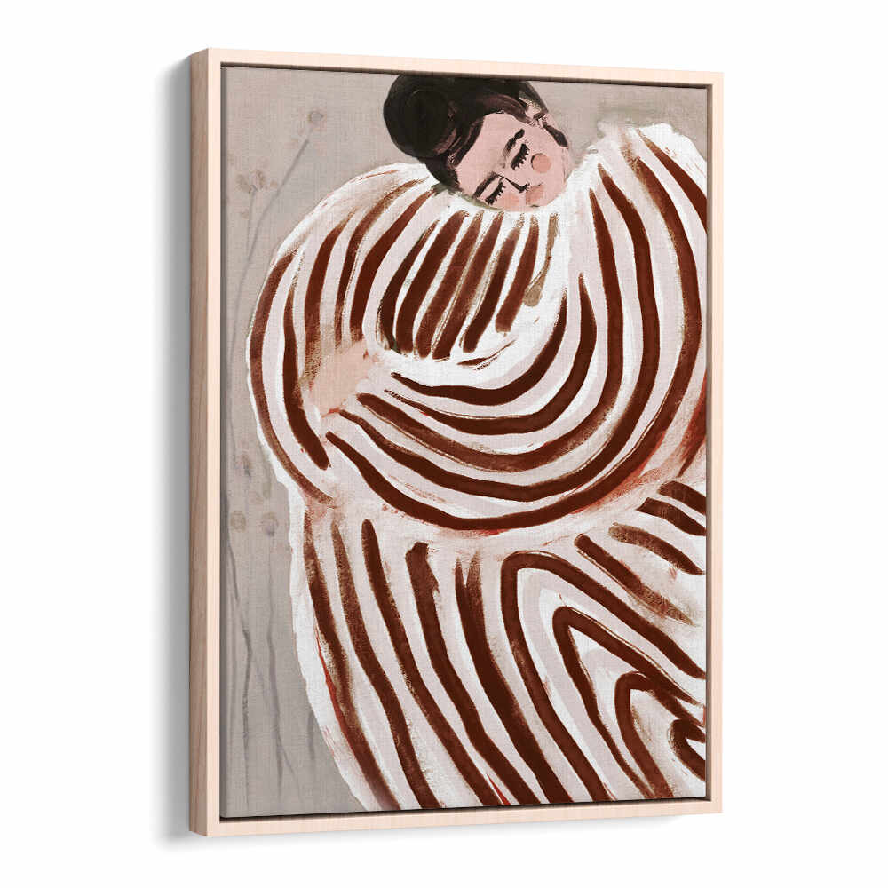 STRIPED EMBRACE , PORTRAITS & FIGURATIVE ILLUSTRATIONS
