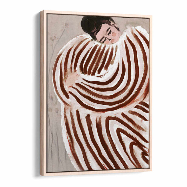 STRIPED EMBRACE , PORTRAITS & FIGURATIVE ILLUSTRATIONS