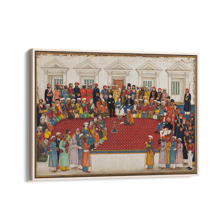 COURT OF MANY NATIONS , INDIAN ART PAINTINGS