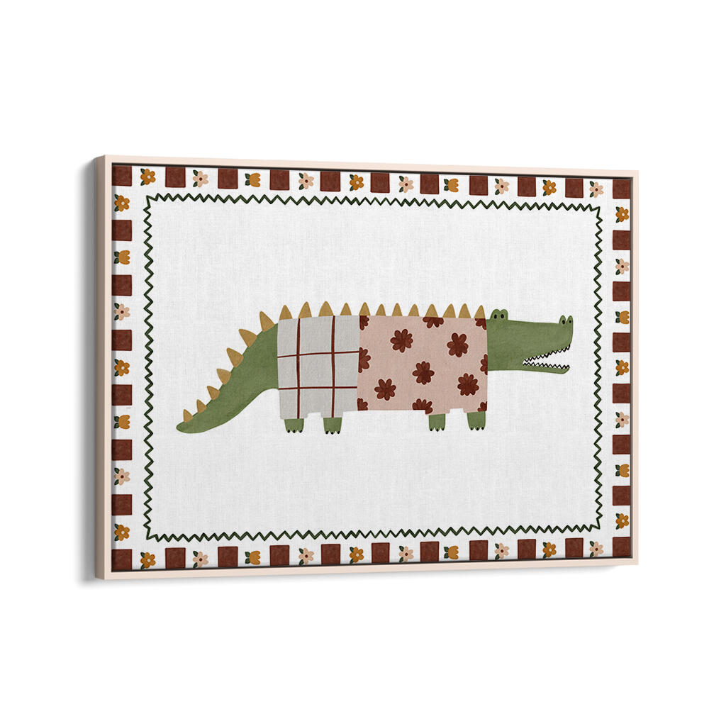 QUILTED CROCODILE , KIDS ROOM PAINTINGS