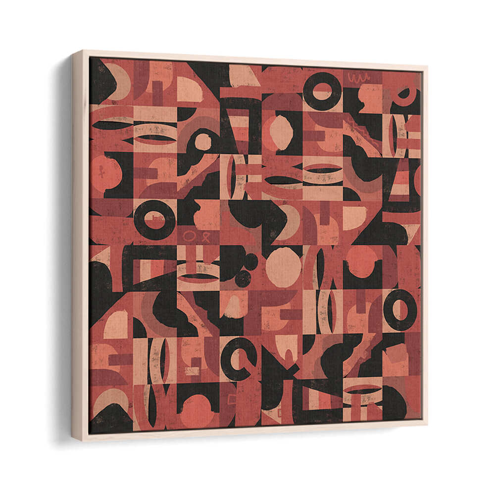 MID CENTURY GRID PATTERN NINE , ABSTRACT PAINTINGS