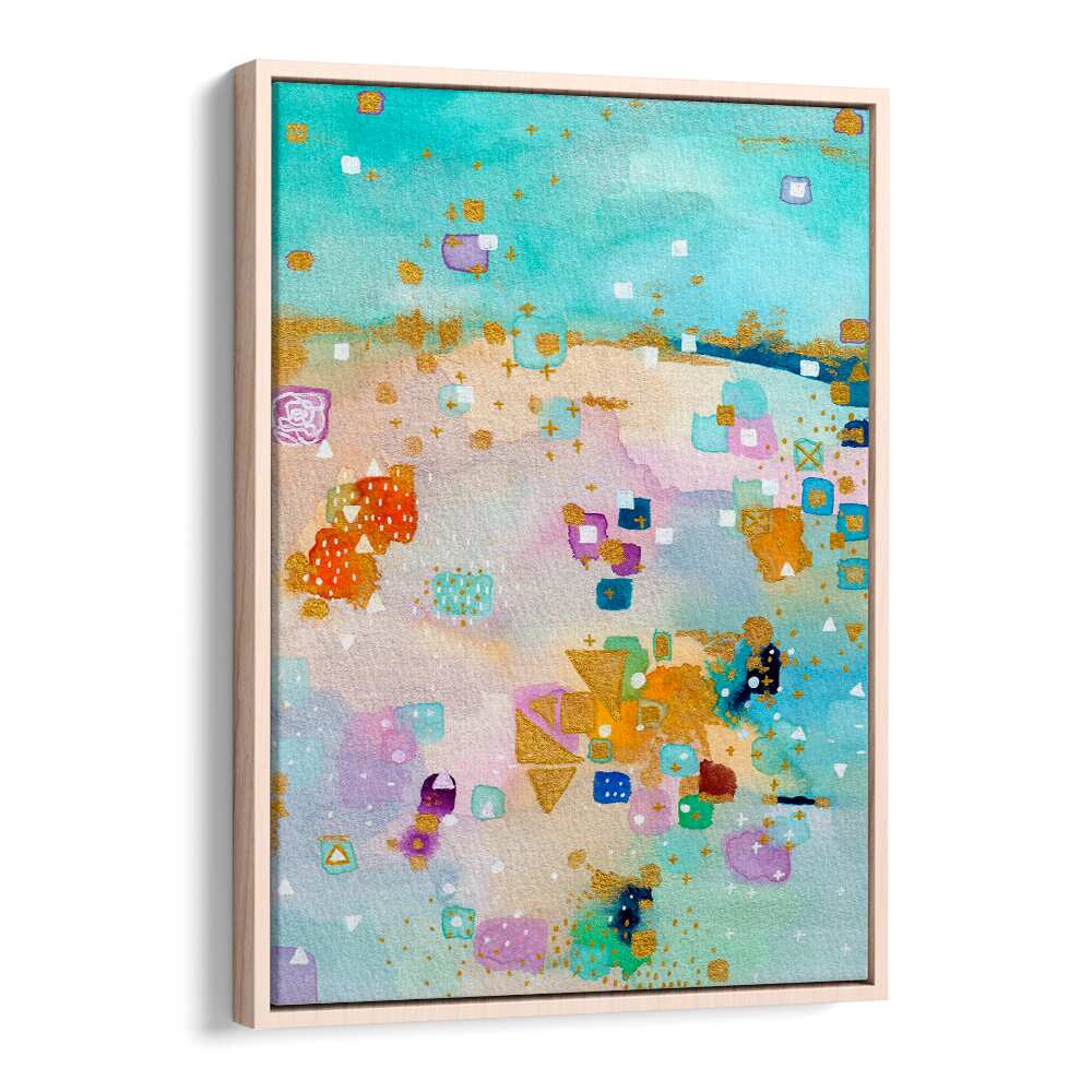 THE AQUARIANS , ABSTRACT PAINTINGS