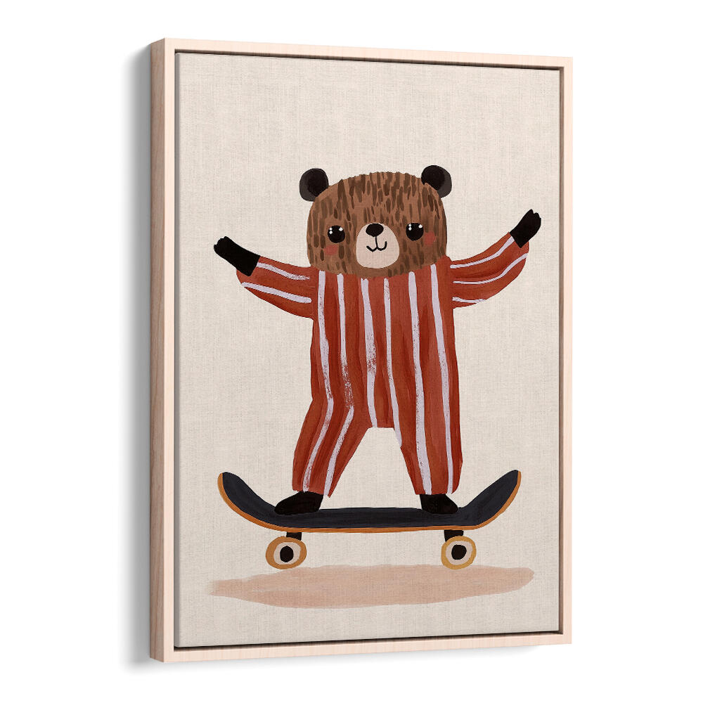 SKATER BEAR JOY , KIDS ROOM PAINTINGS