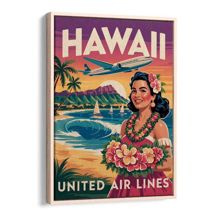 HAWAII , TRAVEL POSTERS