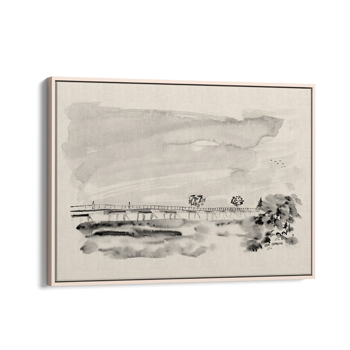 Transform your space with MEETING ON THE BRIDGE, ABSTRACT PAINTINGS, showcasing captivating abstract expressionism.