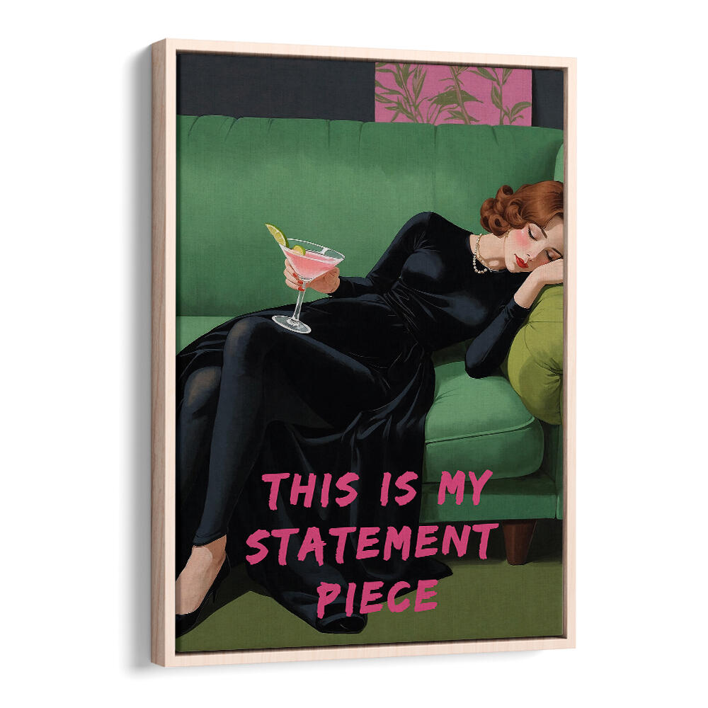 THIS IS MY STATEMENT PIECE , ALTERED ART PRINTS