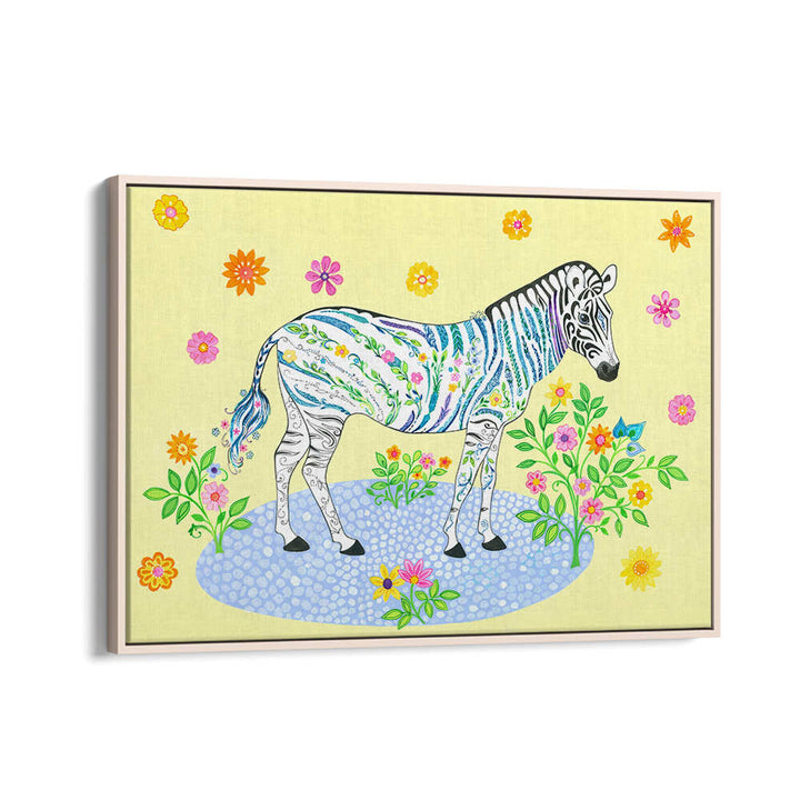 ZEBRA YELLOW , KIDS ROOM PAINTINGS