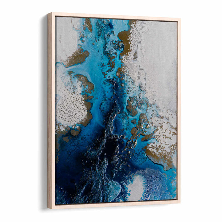 Navy inspired abstract paintings featuring deep hues and striking designs, perfect for transforming your space.