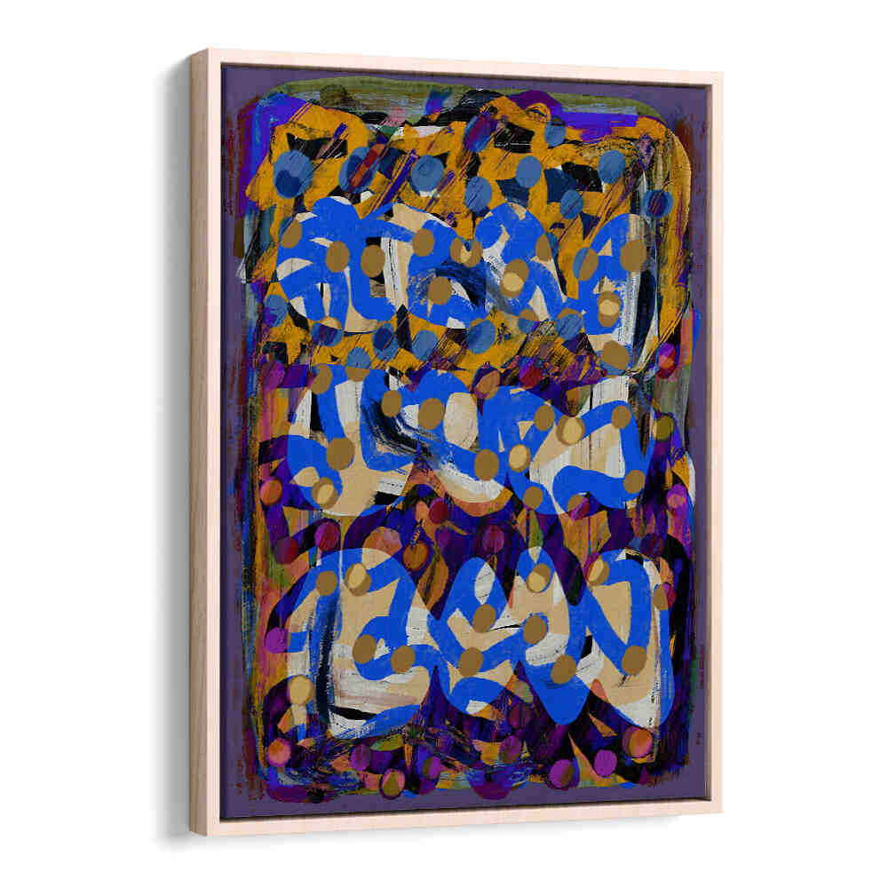 LINE ART PURPLE SUBSTRACT , ABSTRACT PAINTINGS