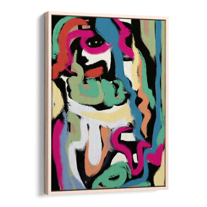 BOLD COLORFUL BRUSHSTROKES , ABSTRACT PAINTINGS
