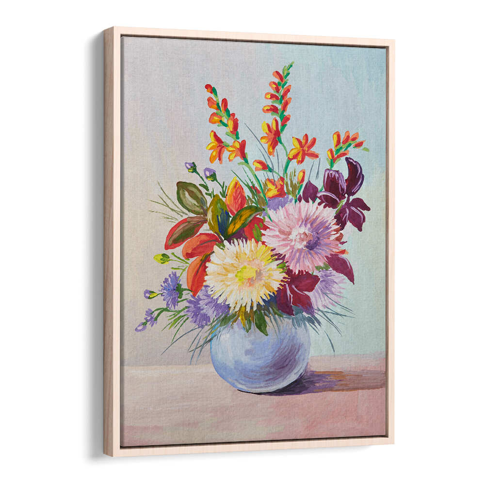 POTTED GARDEN , VINTAGE EUROPEAN PAINTINGS