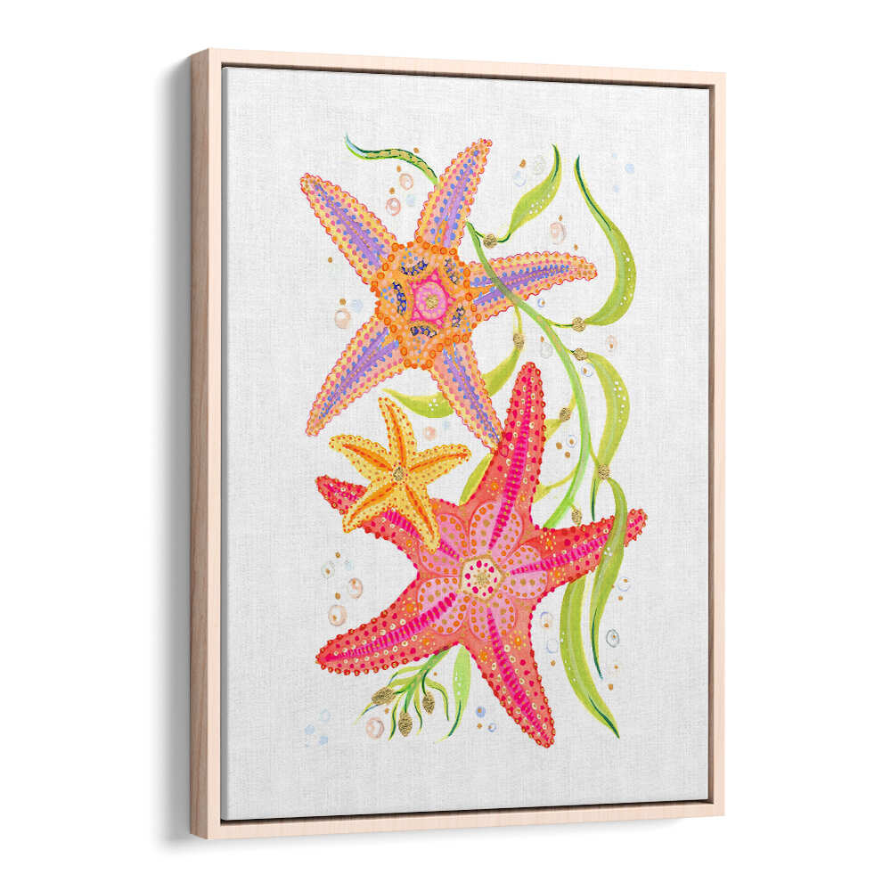 THREE STARFISH , BEACH PAINTINGS