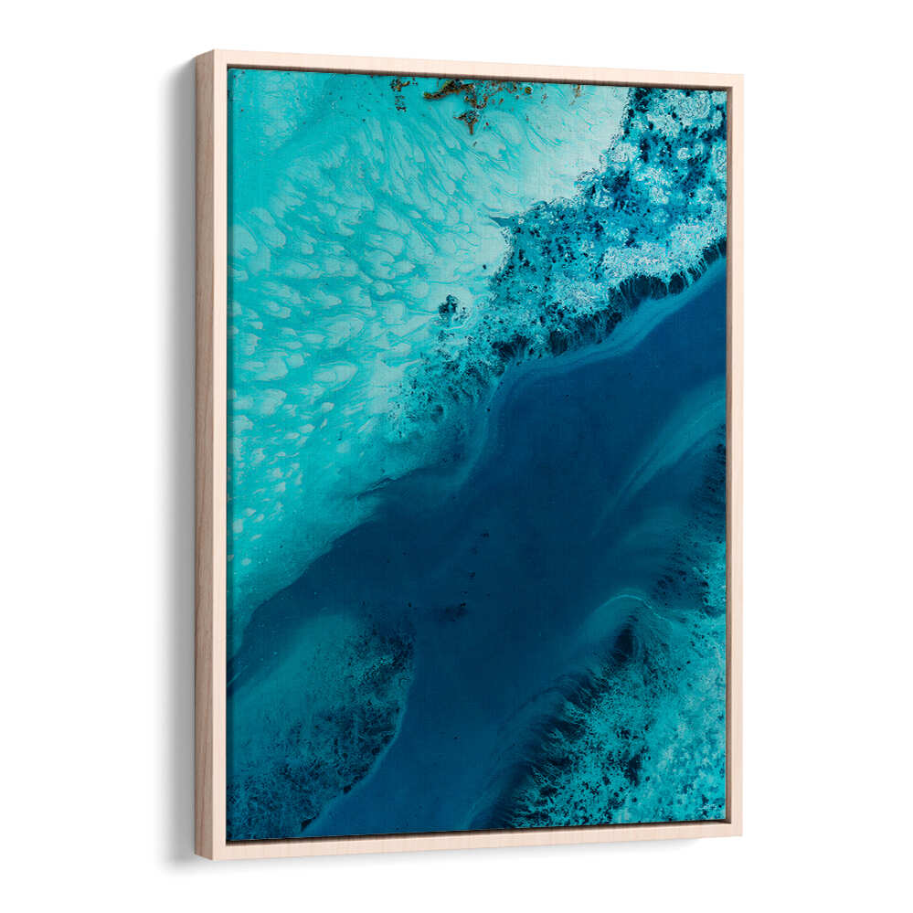 Vibrant SALT WATER PASSAGE II, ABSTRACT PAINTINGS showcasing stunning blues, perfect for elevating any decor.