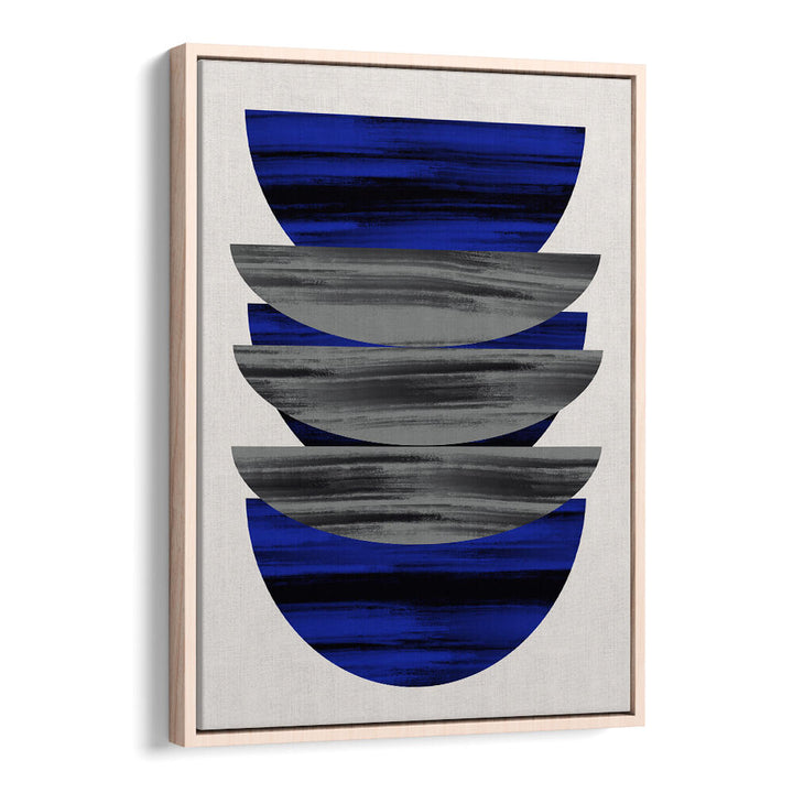 SCANDINAVIAN IN BLUE AND BLACK  , GEOMETRIC ART PRINTS