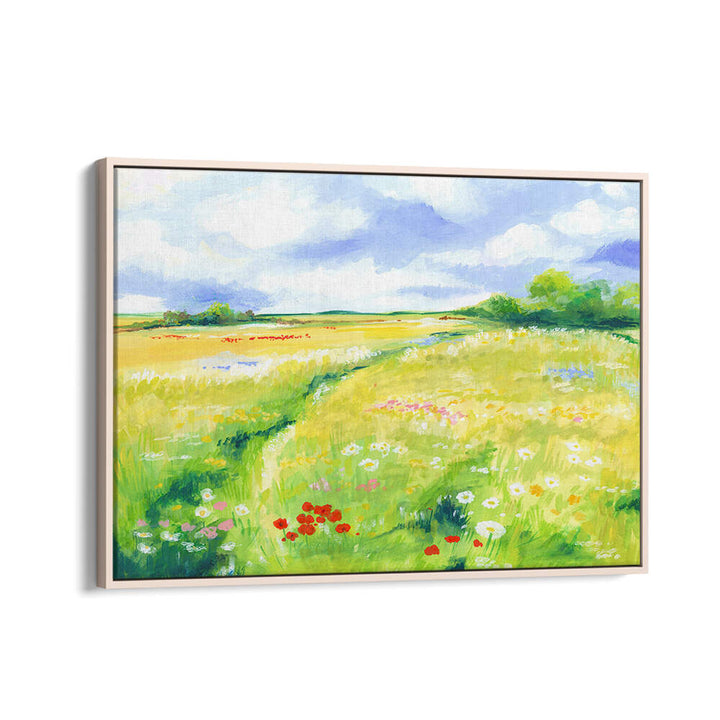 WILDFLOWER MEADOW , LANDSCAPE PAINTINGS