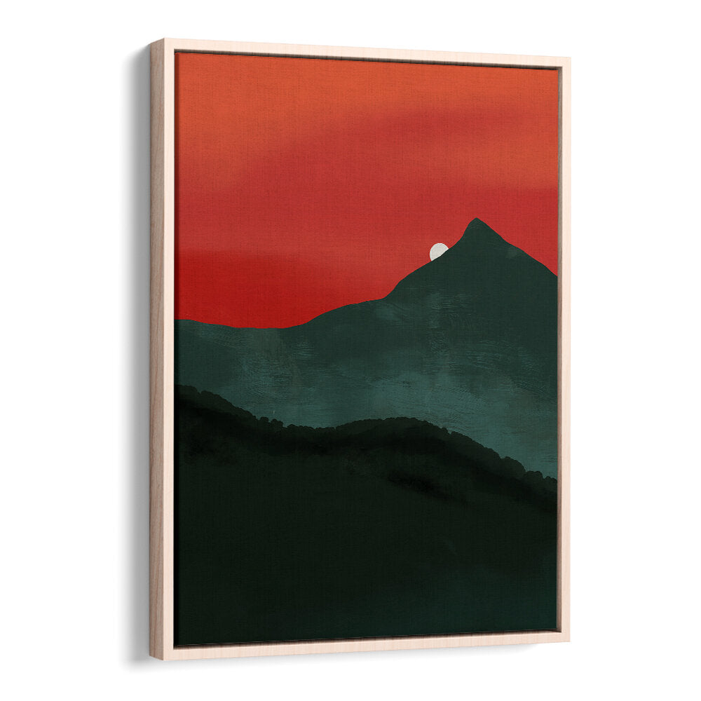 CRIMSON PEAK SUNRISE , LANDSCAPE PAINTINGS