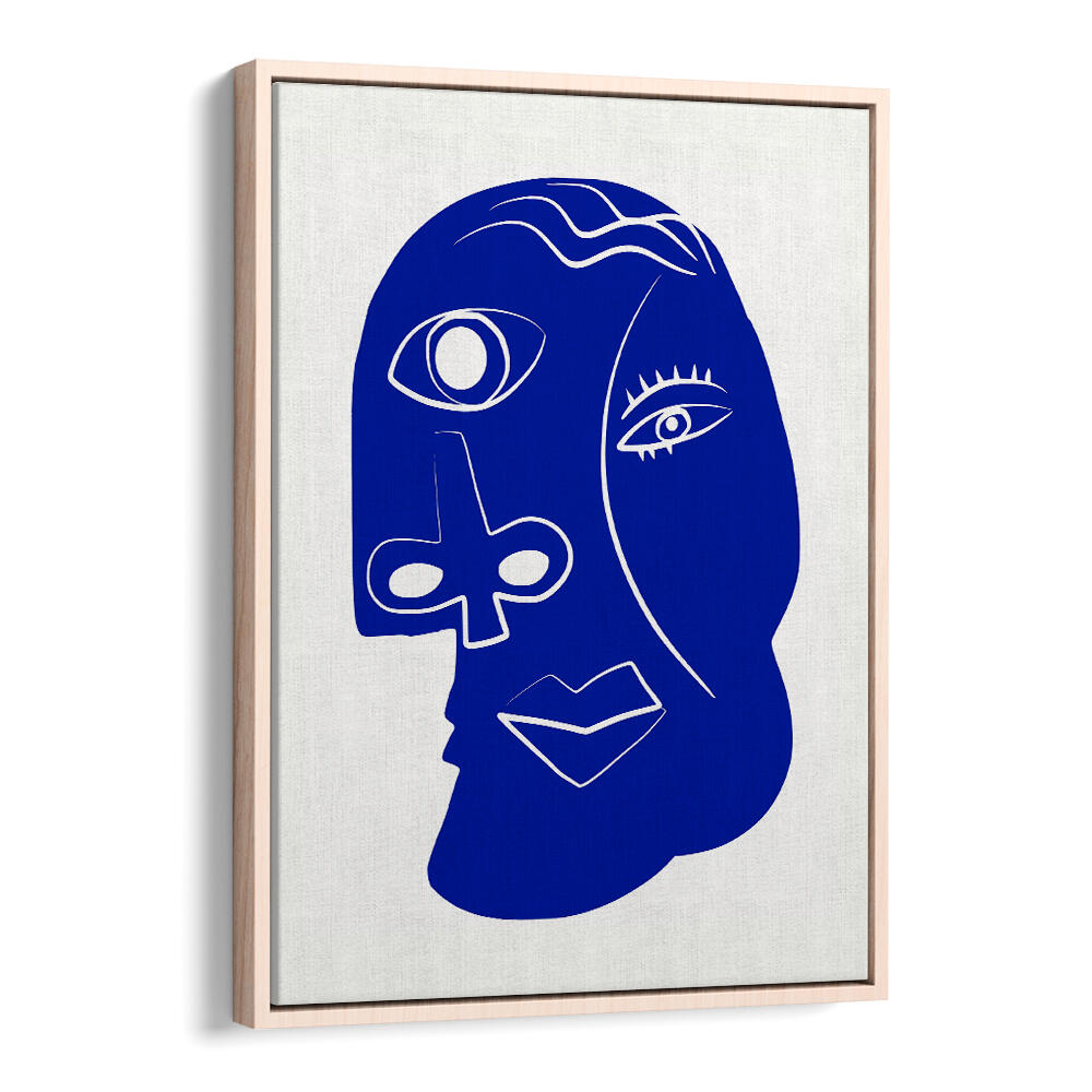 BLUE ABSTRACT FACE