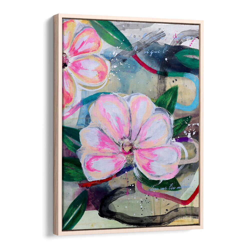 ART ON PAPER , FLORAL FLOWER PAINTINGS