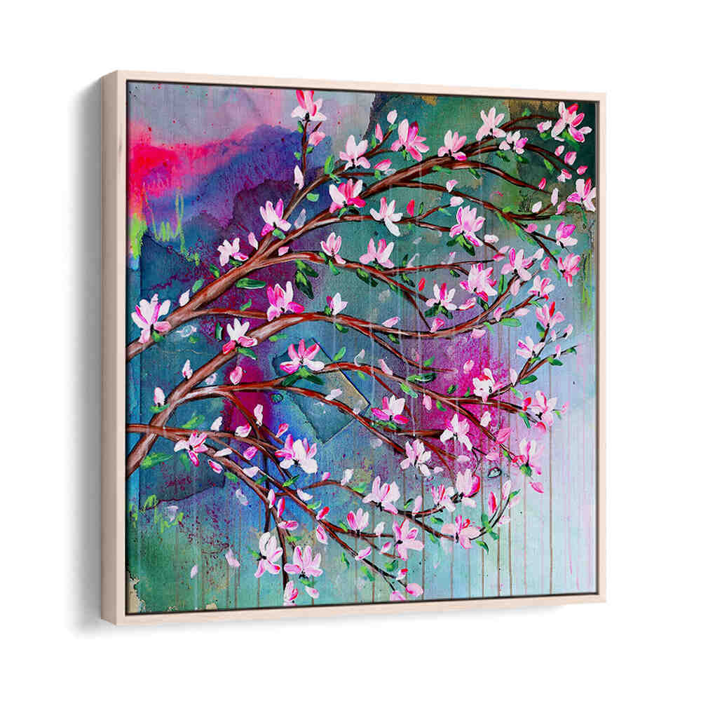 CHERRY BLOSSOM , FLORAL FLOWER PAINTINGS