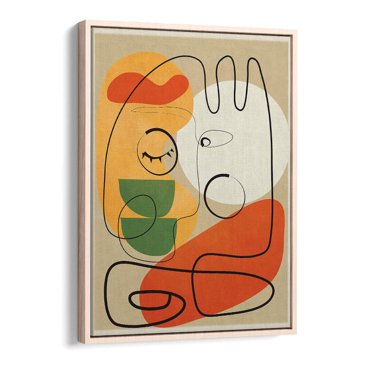 VERY ABSTRACT COLORFUL PORTRAIT