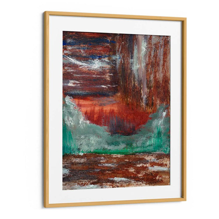 Vibrant AUTUMN ABSTRACT LANDSCAPE II, a striking addition to ABSTRACT PAINTINGS, enhances any living space.