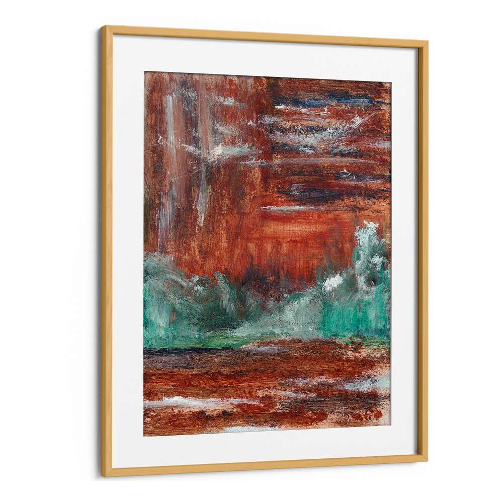 AUTUMN ABSTRACT LANDSCAPE I , ABSTRACT PAINTINGS