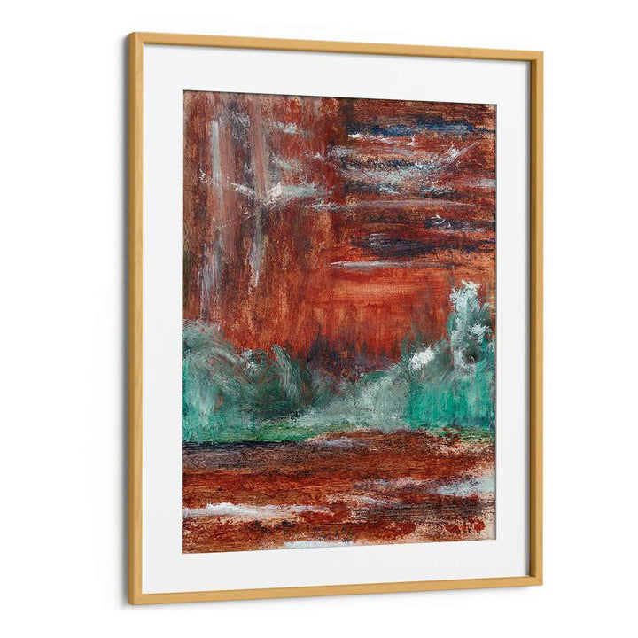 AUTUMN ABSTRACT LANDSCAPE I , ABSTRACT PAINTINGS