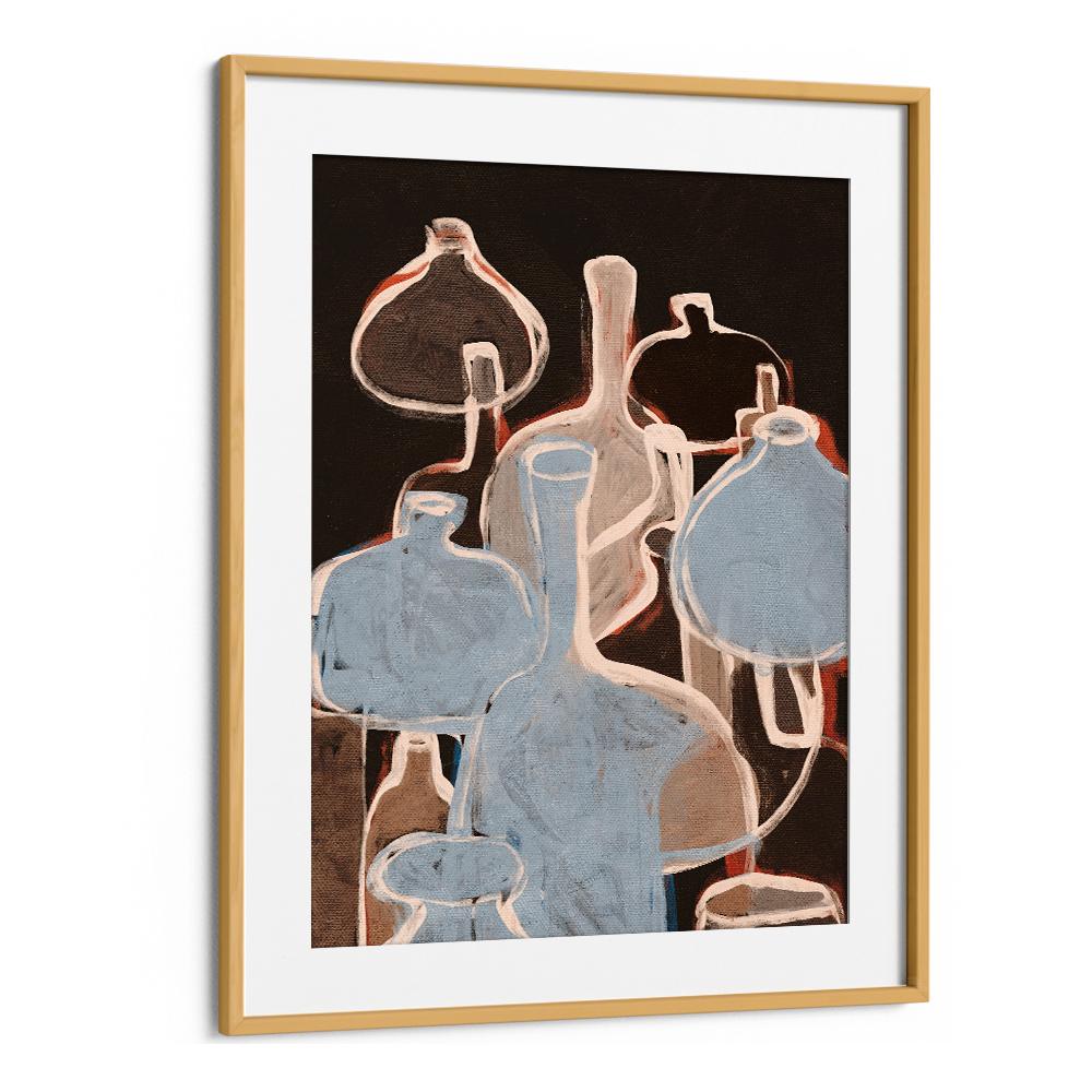 ABSTRACT BLUE BOTTLE FORMS