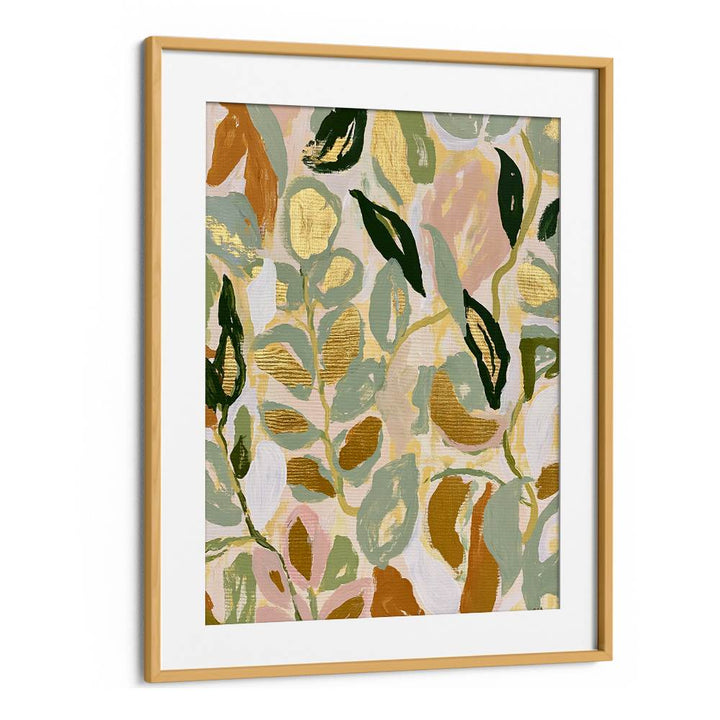 ABSTRACT GOLD LEAVES